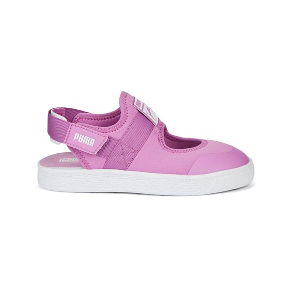 New Puma Girls Little Kids Purple Adjustable Summer Light-Flex Flat Sandals - Picture 1 of 5